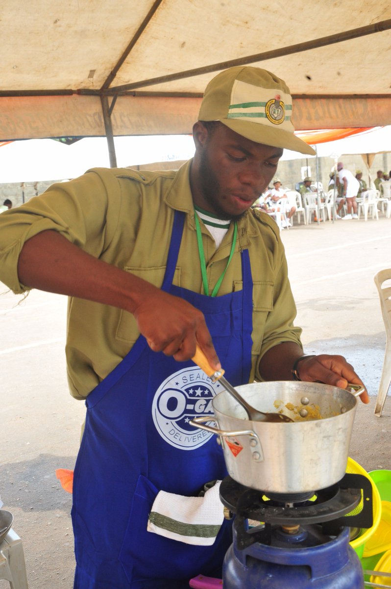 OVHEnergy's tweet photo. The heat of the moment!

#OGasCookOff #NaijaCorpers #OGasNYSCSwitch https://t.co/kCxikfaAPq