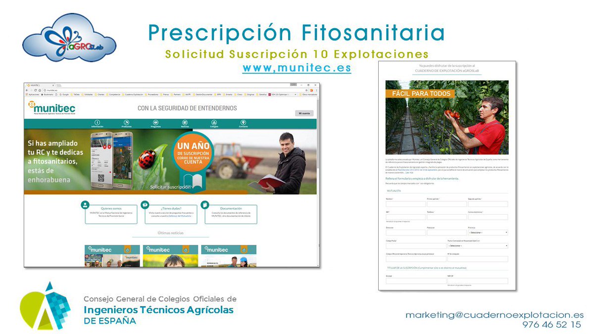 aGROSLabCE's tweet photo. Solicita tu suscripción de 10 explotaciones Cuaderno Explotación #aGROSLab ¡SIN COSTE! https://t.co/hHY7xiEoWV https://t.co/iuCtXgUNuY