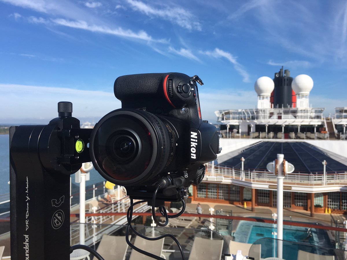 panoramicimagin's tweet photo. #nikonD810 with the excellent new #Nikon8-15mm shooting stereo #360vr and #360images on #Cunard Queen Elizabeth @uknikon @NikonProEurope https://t.co/ni2crbj1VA