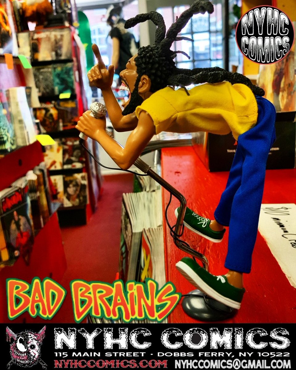 nyhccomics's tweet photo. The #PressPop #Figure Of #HR #PaulHudson Lead #Singer Of The #HardCore #Punk #Band #BadBrains! Approved By H.R.
In Stock Here #NYHCCOMICS 🇯🇲 https://t.co/88s2LzH53D