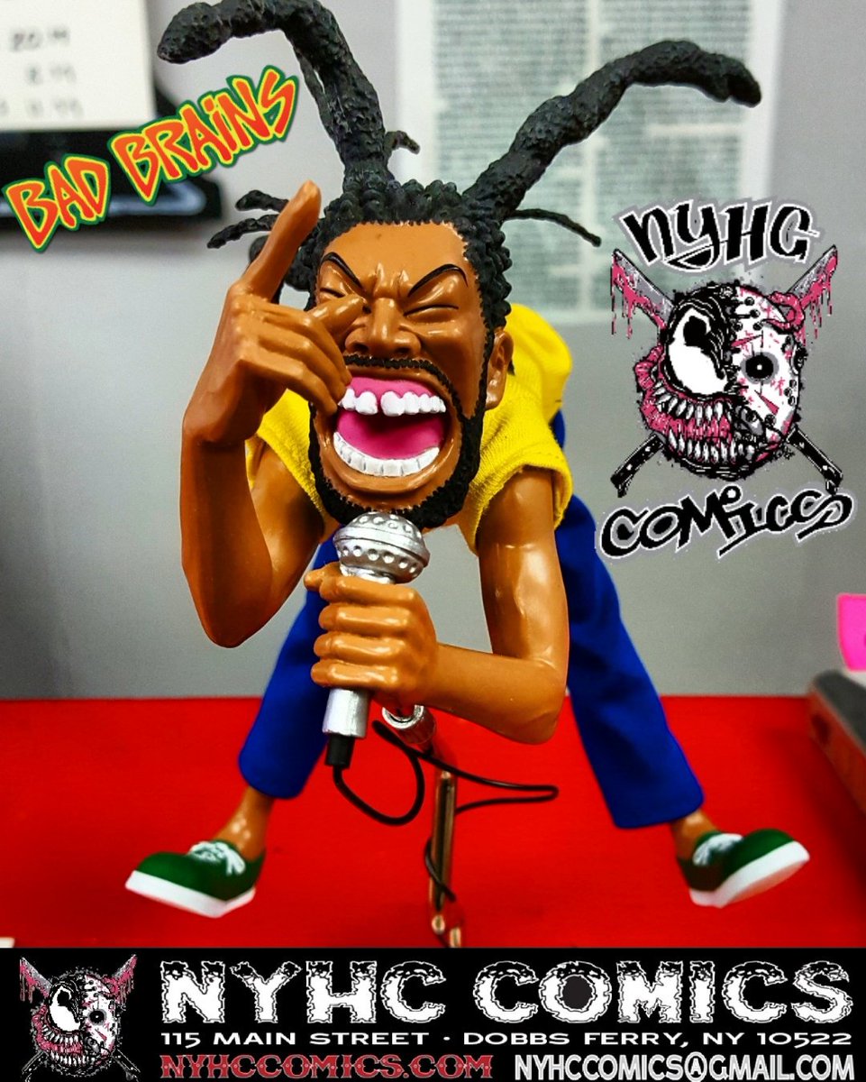nyhccomics's tweet photo. The #PressPop #Figure Of #HR #PaulHudson Lead #Singer Of The #HardCore #Punk #Band #BadBrains! Approved By H.R.
In Stock Here #NYHCCOMICS 🇯🇲 https://t.co/88s2LzH53D