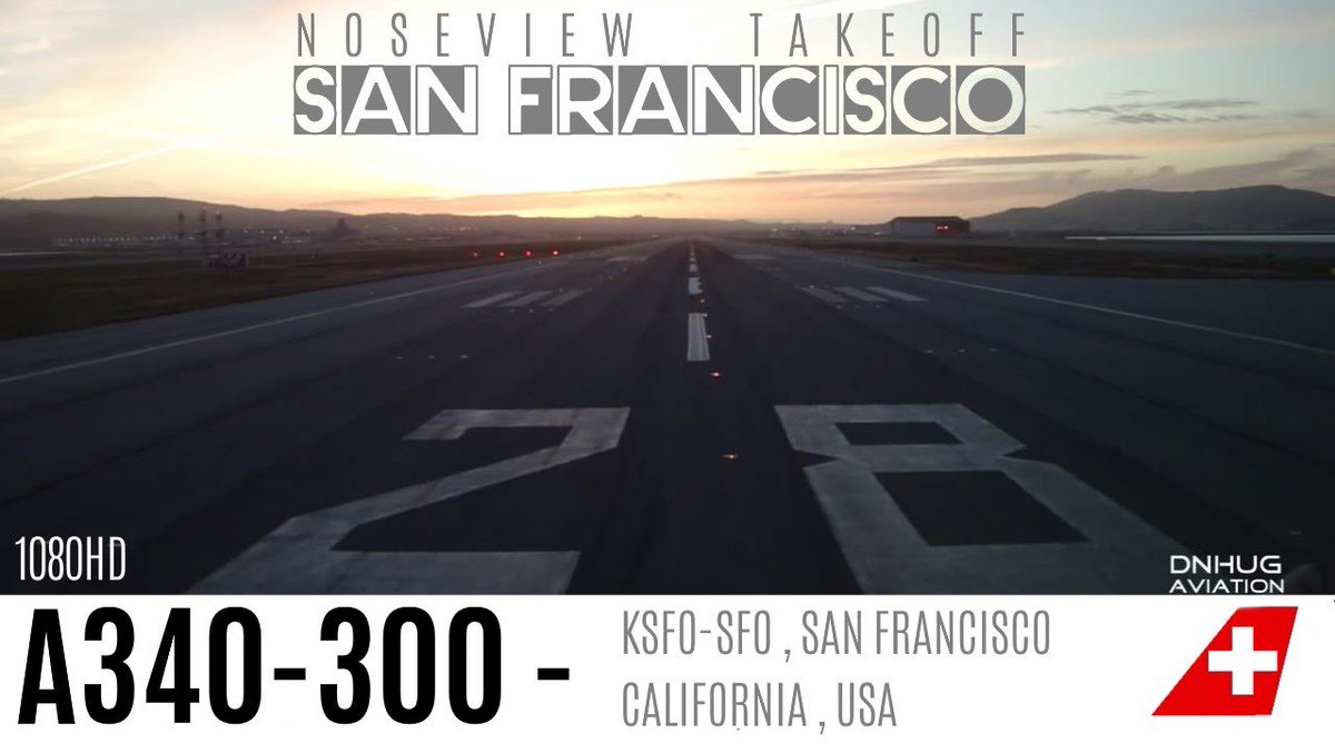 VIDEO: Swiss Airbus A340-300 Noseview Takeoff From San Francisco
civilaviationreview.com/video-swiss-ai…