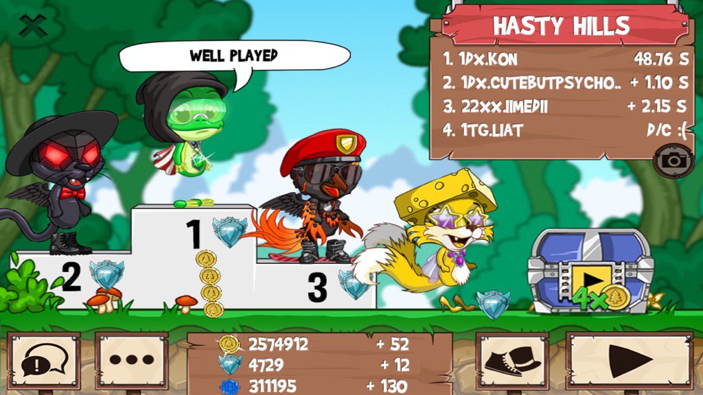 Kon_Azhar's tweet photo. I just beat a golden fox! #funrun2 #CuteButPsychooo #IIMEDII #liat https://t.co/X1zbEkhEYG