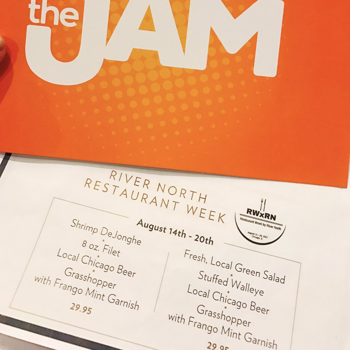MeganAddington's tweet photo. Excited to meet @Daniellerobay , @felicialaurencetv , &amp; @jayaday1212 to talk about River North Restaurant Week next week!  #RWxRN #TheJam https://t.co/ZDSSNBi8yV