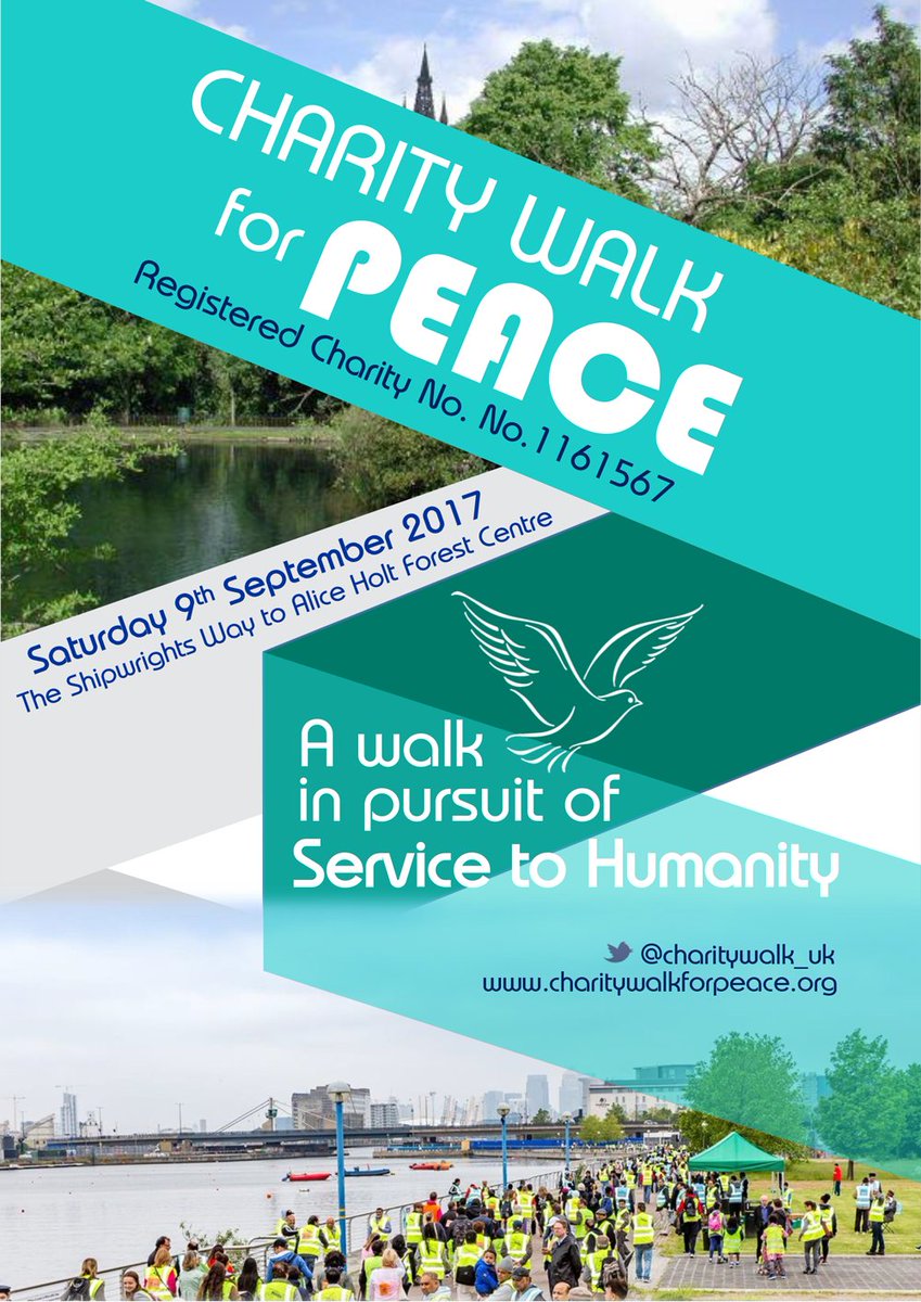 EastHantsDC's tweet photo. Love for all, hatred for none, join the Ahmadiyya Muslim Association on its Charity Walk for Peace - raise money for East Hants charities https://t.co/t94mGs8fZG