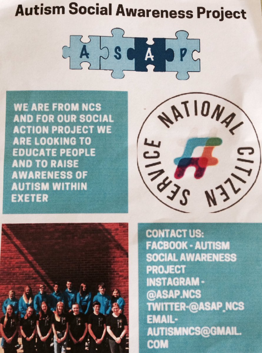 CarlKnightBD's tweet photo. I'm supporting @ASAP_NCS Autism @NCS Social Awareness Project 🙌🏼@ExeterLush @ExeterNCS @AmbitiousAutism #ExeterAutismHour https://t.co/7p3lm3JTfD