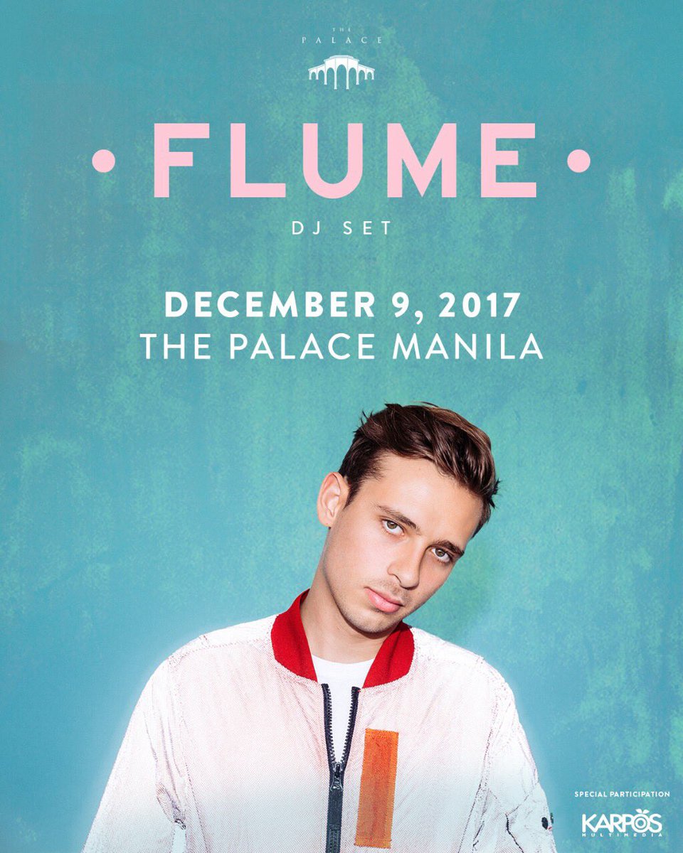 Get ready for a show unlike any other as Flume makes his way to the Philippines! 

tickets.thepalacemanila.com or call up 0917 689 8888 🙌🏼