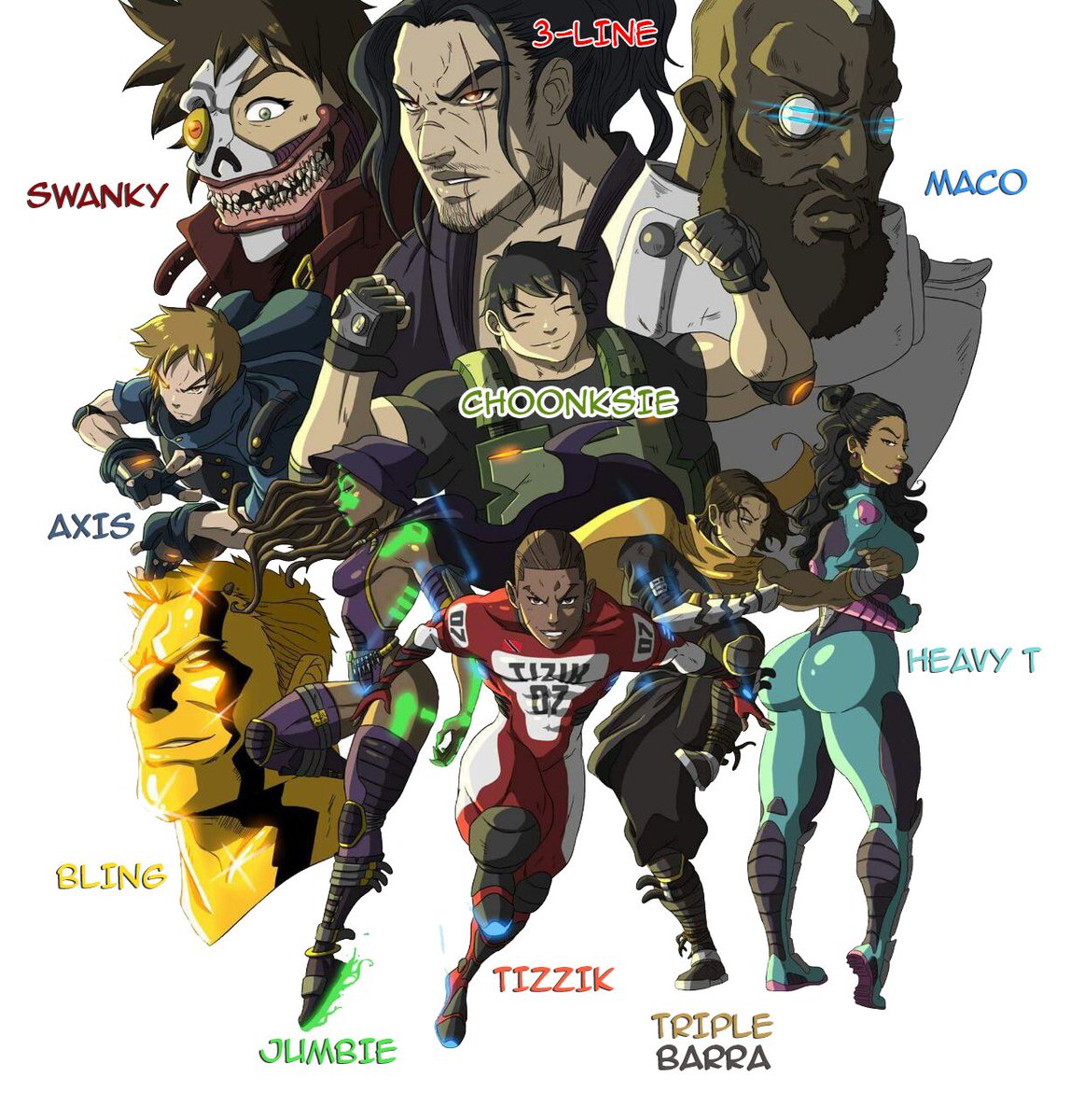VIBEtheComic's tweet photo. 1st batch of VIBE chars.

#VIBEtheComic #justVIBEthings #whatsYourVIBE #madeInTrinidadandTobago #comicbook #superhero #TrinidadAndTobago https://t.co/A8Lt1ehuOf