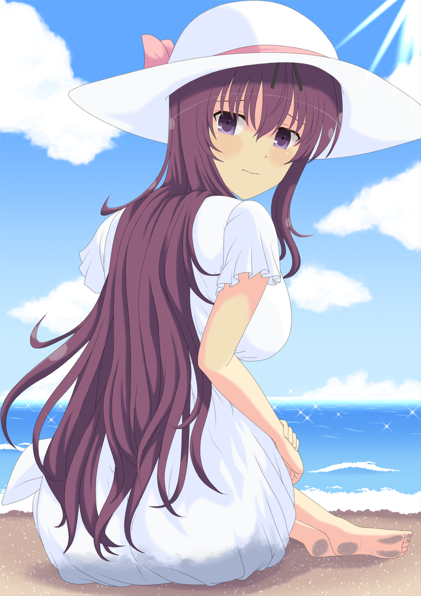 紫ちゃんと海2.5+3(一枚目は再掲)。3枚目について、自分はどうも体を小さく描きがちなので大き目に描くよう意識してみたつもり。
ハッシュタグ付け忘れにより再投稿。いいねしてくださった方申し訳ありません。
#閃乱カグラ 