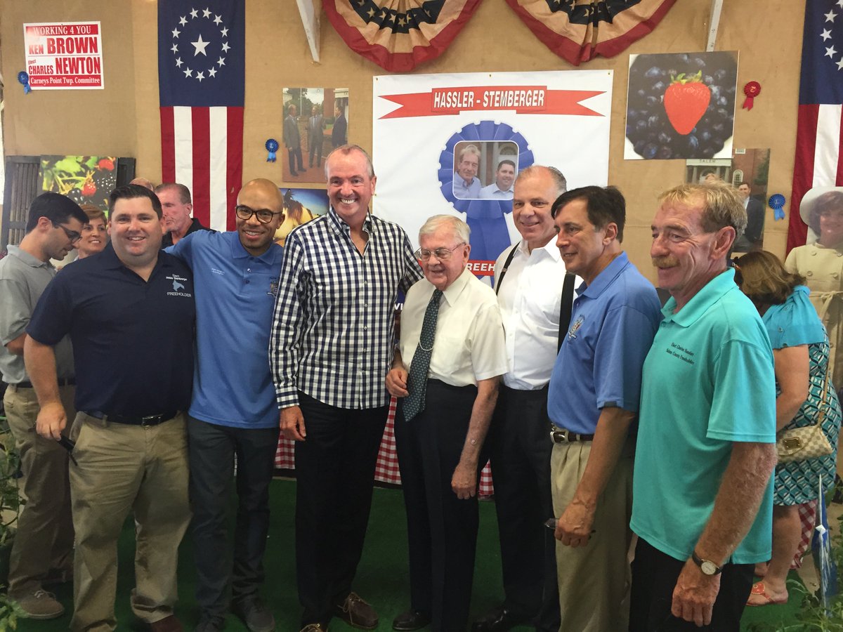 Sen. Steve Sweeney (@stevesweeneynj) on Twitter photo Proud to join <a href="/tali43/">Adam Taliaferro</a>, Asm Burzichelli, Charlie Hassler & <a href="/mrtennisberger/">Jesse Stemberger</a> and welcome NJ’s next gov, Murphy4NJ, to the Salem Cty Fair! Proud to join <a href="/tali43/">Adam Taliaferro</a>, Asm Burzichelli, Charlie Hassler & <a href="/mrtennisberger/">Jesse Stemberger</a> and welcome NJ’s next gov, Murphy4NJ, to the Salem Cty Fair!