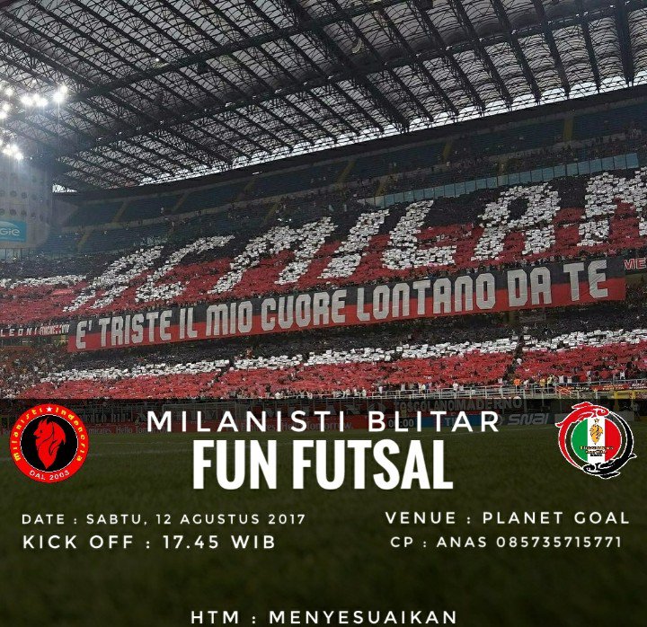 Olahraga lagi biar sehat !!!
<a href="/milanistiorid/">Milanisti Indonesia</a> 
<a href="/mi_jatim/">#JatimSolid</a>
