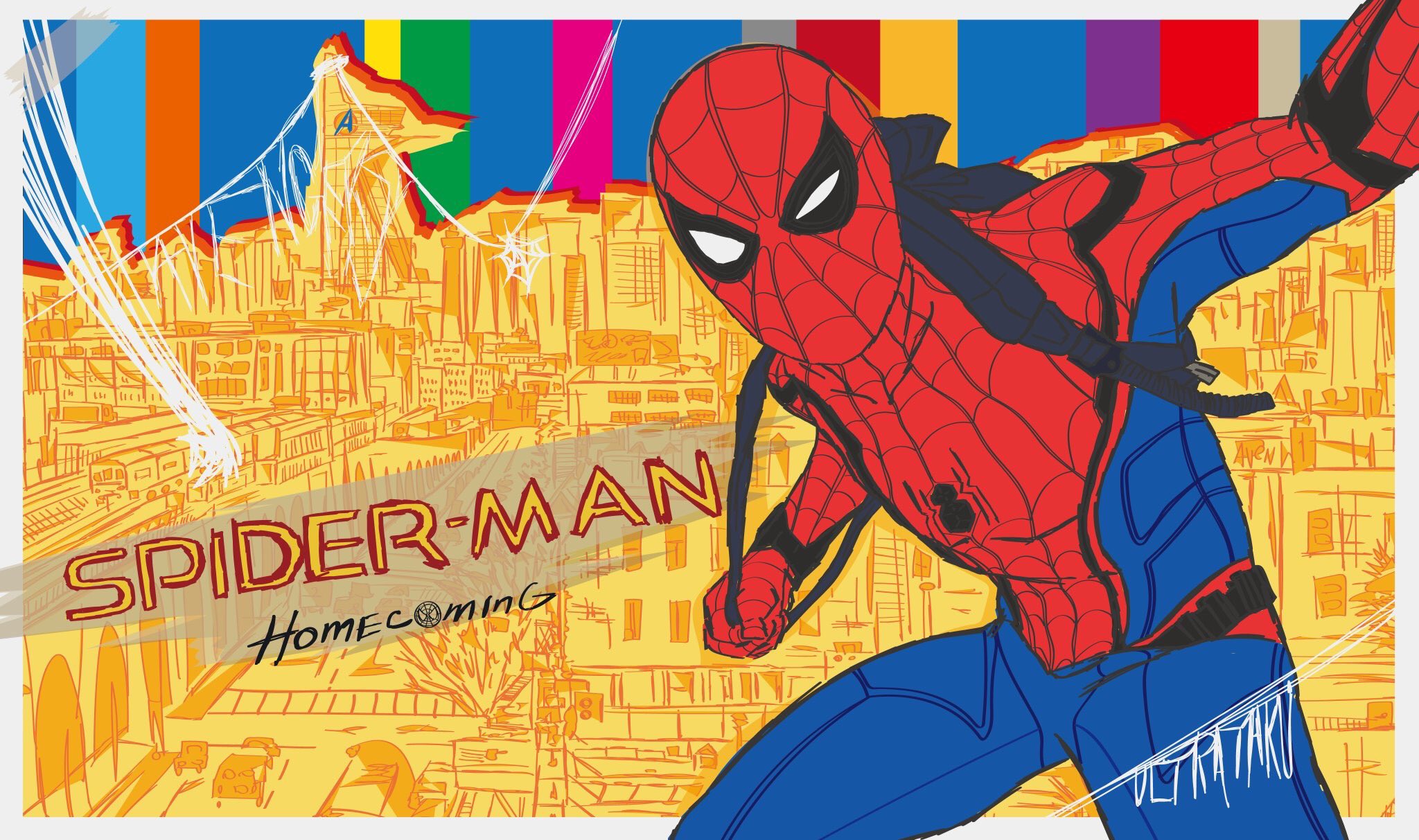 Ultrataku Spider Man Homecoming 描きましたホムカミスパイディ 公開日だし観たままのテンションで描いてしまった 笑 一番好きなスパイディでした 楽しく描けた スパイダーマン スパイダーマンホームカミング T Co 13kjvg5h1t Twitter