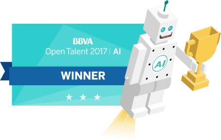 change_labs's tweet photo. Proud of being the winner at the #bbvaopentalent, helping #millennials improve #financial health with #AI https://t.co/3wRYFdVMPK https://t.co/QBPGYGFOlQ