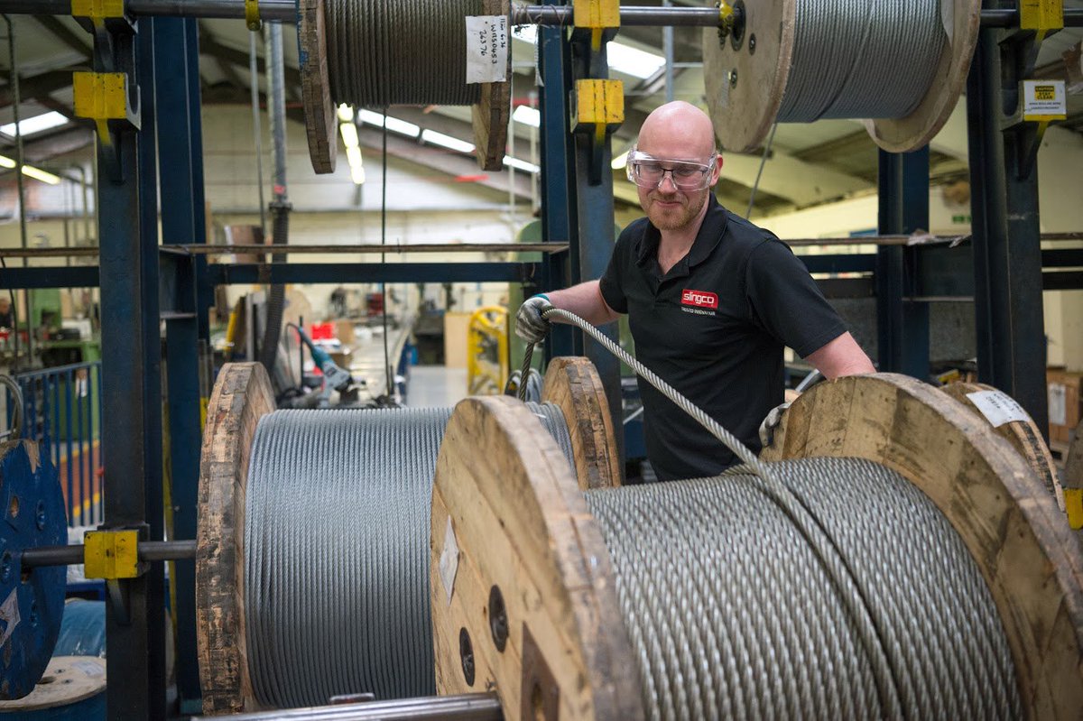 slingco's tweet photo. We make cable installation &amp; support easier for people working in many industries - even aerospace! https://t.co/4AqIdAJ1dn  #engineering https://t.co/ddYgt1D616