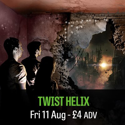 Tonight...

<a href="/twisthelixband/">Twist Helix</a> / <a href="/TalkSymmetry/">Talk Symmetry</a> / @Vuromantics / Eddie &amp; the Valkyries). 

Doors 7.30pm

Tix £4 ADV: bit.ly/2vEPVNS