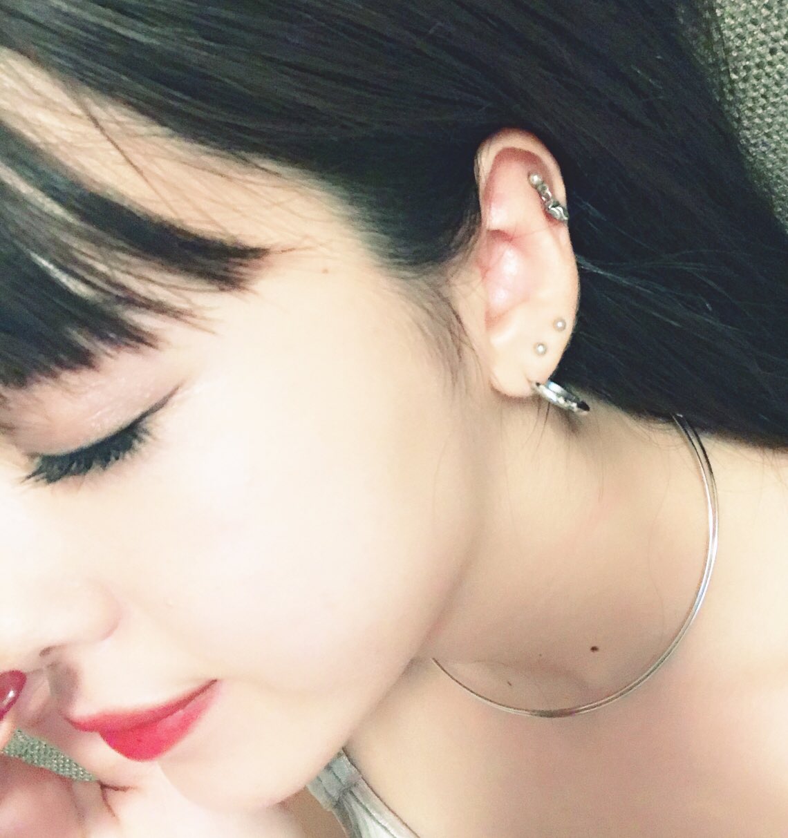 ☆藤田ニコル着用☆Self-Portrait クリスタル ピアス 藤田 ニコル(にこるん)🌙 on X: 