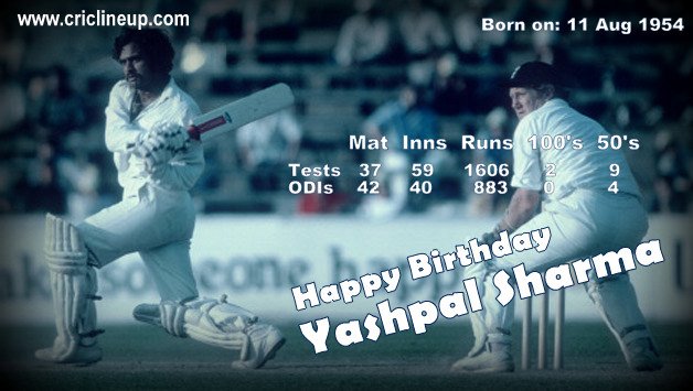 Happy Birthday to attacking Indian batsman Yashpal Sharma 