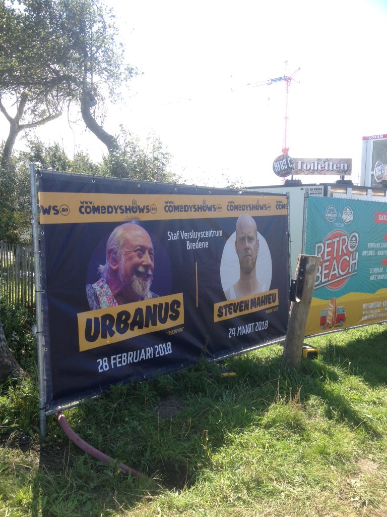 Bredene! <a href="/Steven_Mahieu/">Steven Mahieu</a> &amp; #Urbanus komen er aan! Jezusken is geboren zonder filter?