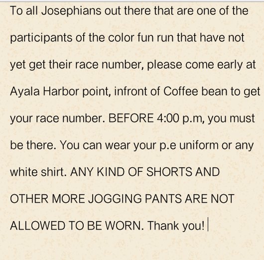 SJCYES_O's tweet photo. Attention Josephians! Please take to read this! Thank you and Godbless! 😊 https://t.co/rr1TSqE2AY