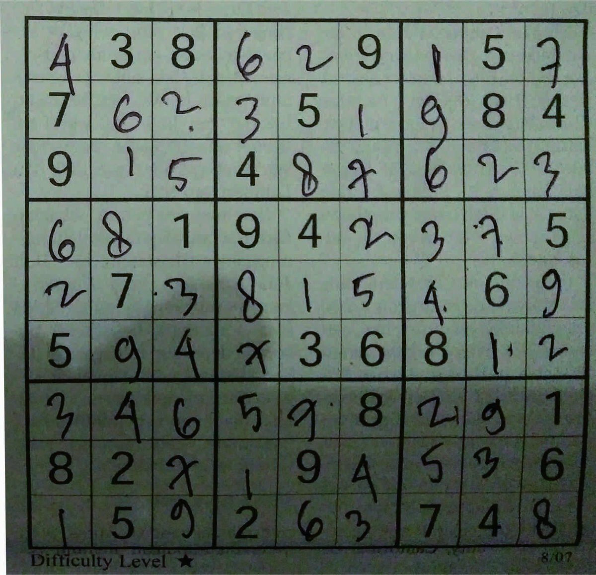 ojekmerapi's tweet photo. @KompasKlasika Senin, 7 Agts 2017 #tantangansudoku https://t.co/mXcAc0WZ1E