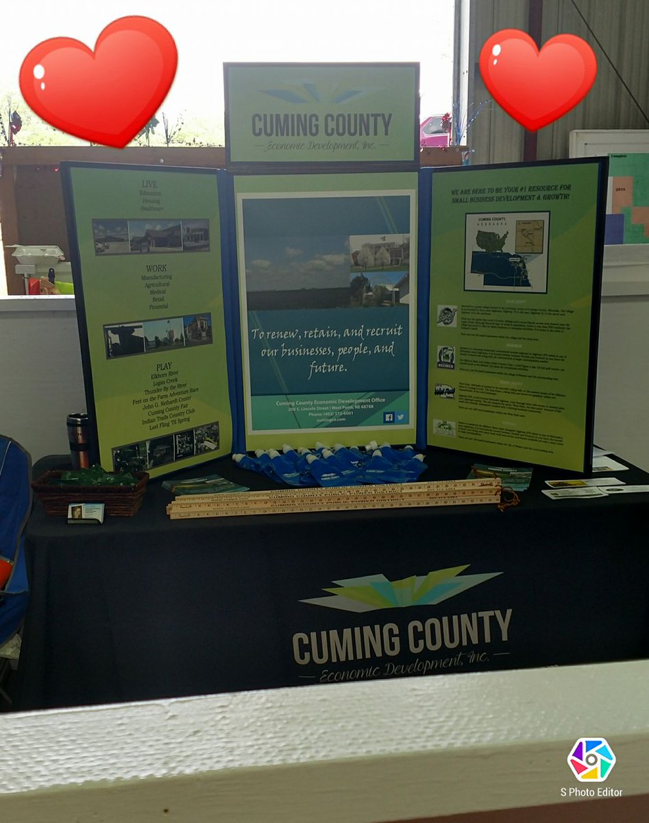cumingcountyed's tweet photo. Day 2 of the Cuming County Fair. Stop and see us, building 16. #2017cumingcountyfair #sweethomecumingcounty #ilovecumingcounty https://t.co/EPxp6oVpCN