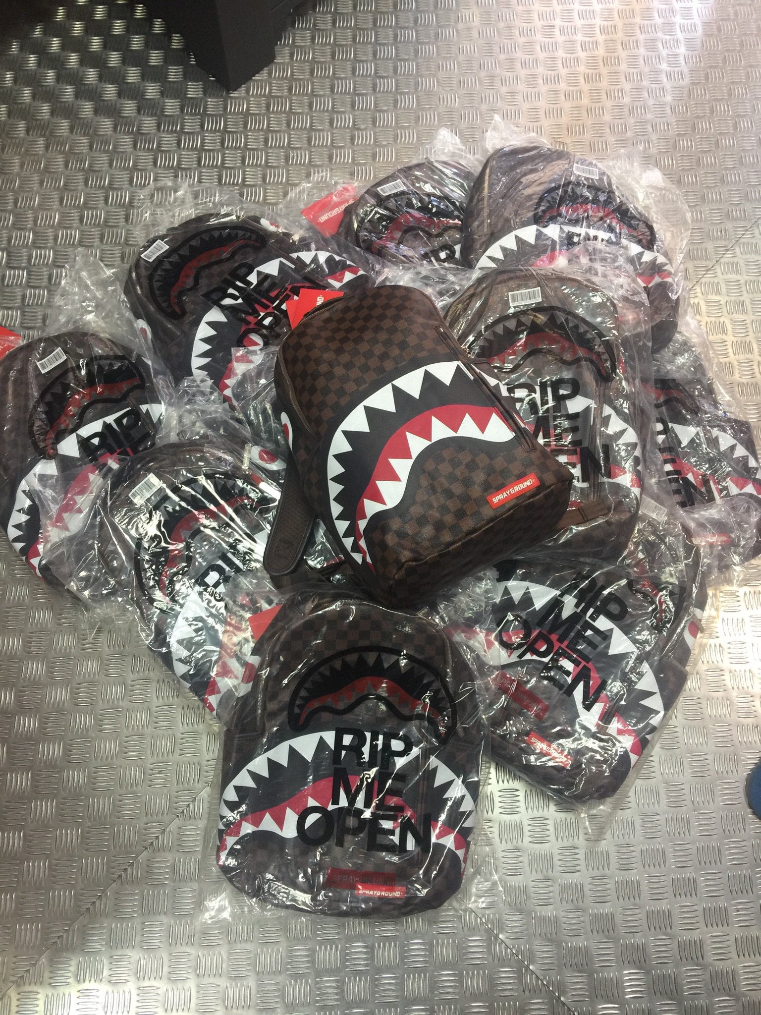 Sprayground Louis Vuitton Shark