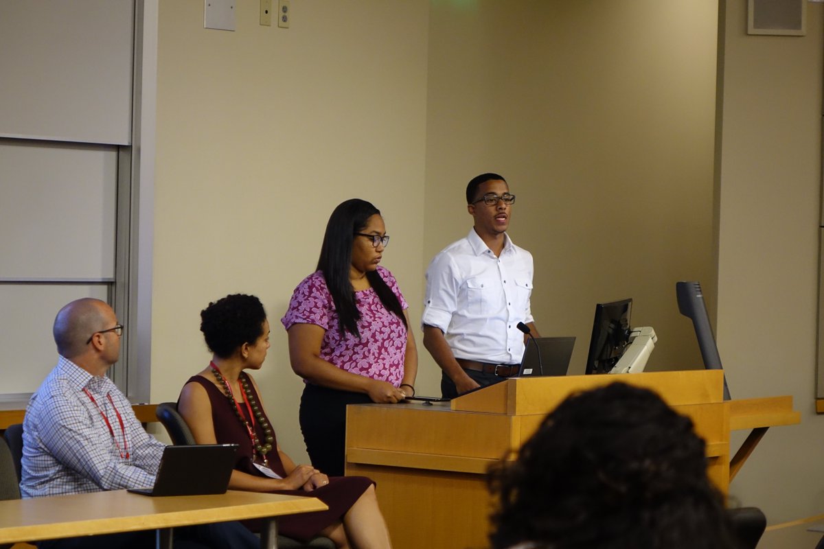 IGsolidarityNET's tweet photo. @LoyolaMaryland students & #IFTJ16 mainstage speakers Alicia Espinal-Mes & Eric Baker speak @ #AJCUJustice on campus #racialjustice training https://t.co/Itlfyhob5O