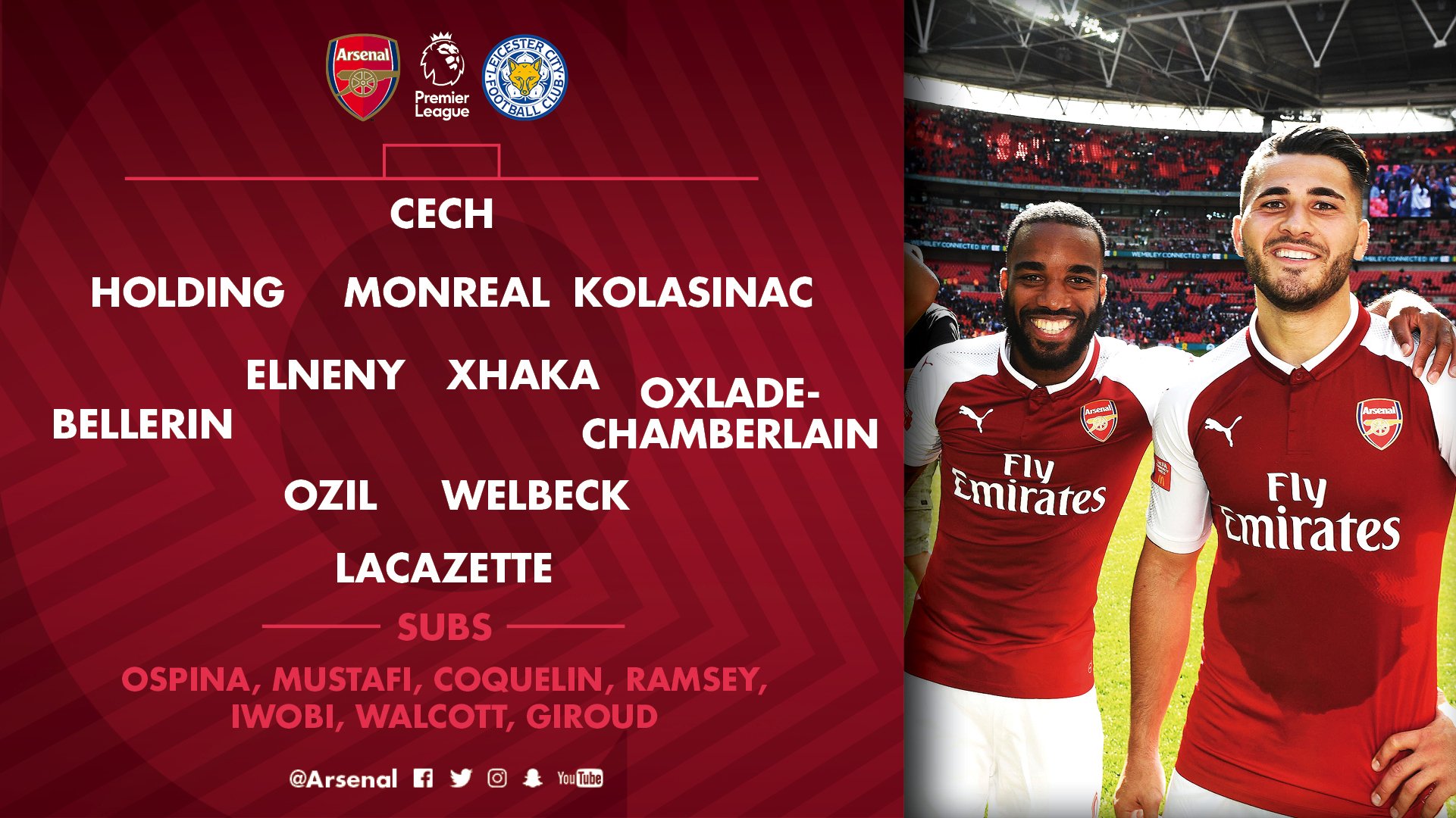 Arsenal Vs Leicester DG92SfeWAAAMmgq