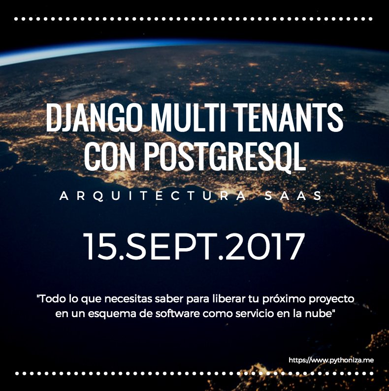 pythonizame's tweet image. 🤓Próximo Curso sobre #Django #SaaS / #Tenants. ¡Aparta tu lugar y obtén un precio preventa!! Conoce los detalles: goo.gl/AfmHKT