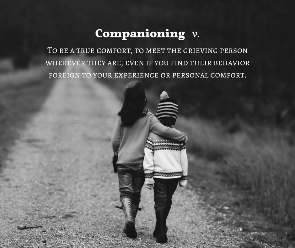 soundstrue's tweet photo. Companioning is about being present to another person's pain. #helpforthehelper @tsmadigan https://t.co/bsFfoMYWLS https://t.co/9aAvDTzN0y