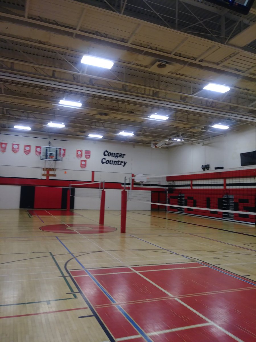 CambrianWVB's tweet photo. Boys gym ready for Kabuum. Thanks Jeff https://t.co/5tDfSdQNhM