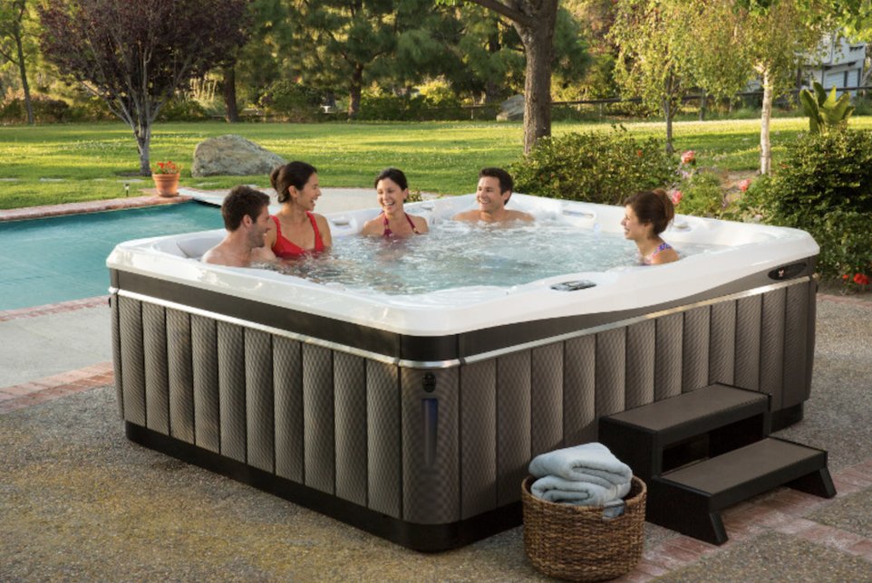 Let us help you have the perfect weekend hangout house! #Sacramento #Summer #Backyard #Spas #Weekend #Relax #HotTub