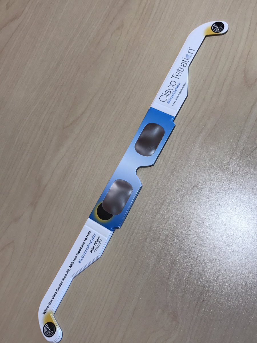 patrickrockholz's tweet photo. Thanks @Cisco!
I promise not to stare too long #KnowTheNow #TetrationAnalytics https://t.co/OA4TS9KdDv