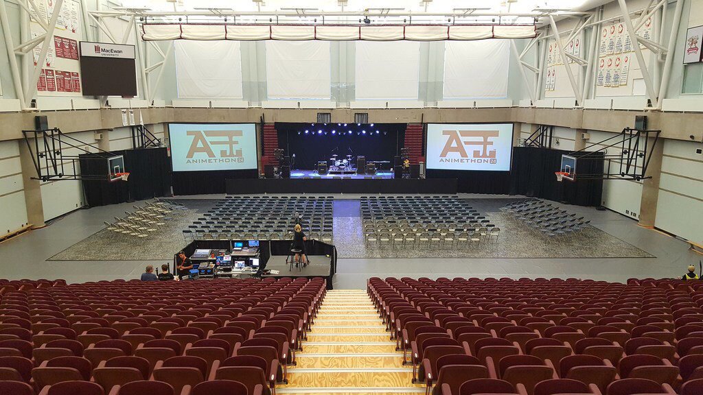 productionworld's tweet photo. @animethon goes live all weekend #GrantMac @TheSixthLie performing  don't miss it #yegevents @productionworld https://t.co/Ti8SMJmnr8
