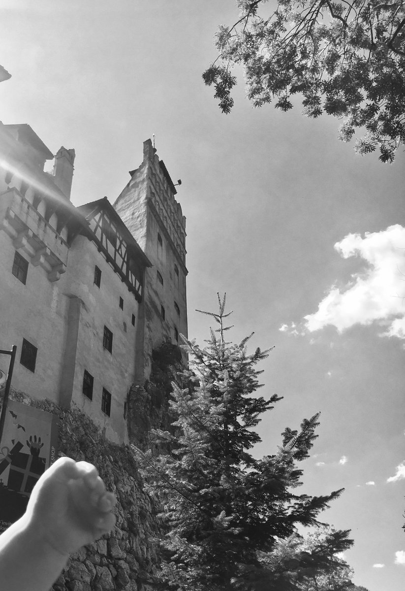 elmenmismanos's tweet photo. Tocando el castillo de Drácula en Bran #sinmiedo #Bran #dracula #elmundoenmismanos #viajarconniños #viajarconpeques #travel #kids #triñ https://t.co/kC33GpjBLl
