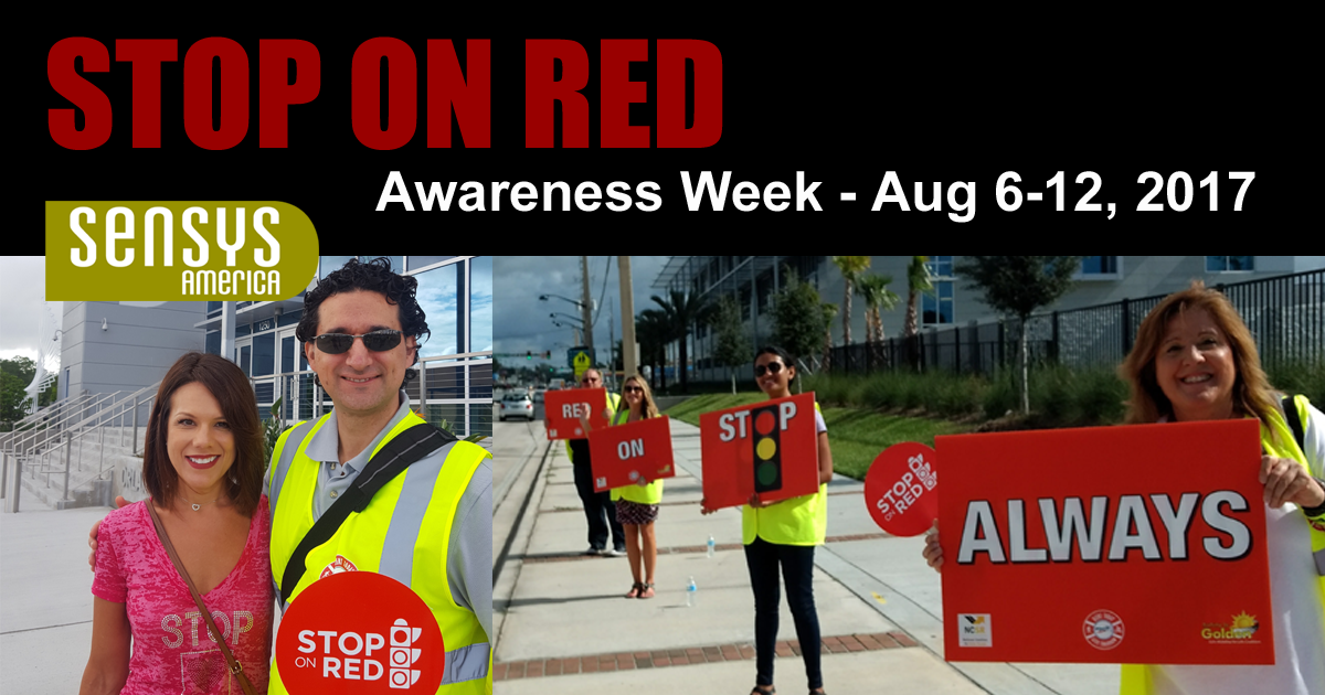 matinavee's tweet photo. #StoponRed2017 Stop On Red Week in Orlando. Sensys America's Carlos Lofstedt with Melissa Wandall and volunteers remind drivers Stop on Red https://t.co/gaDJn1ae0l