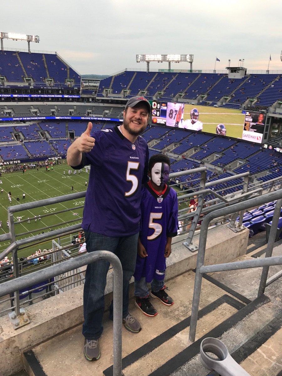 Little Brother Artez went to his first <a href="/Ravens/">Baltimore Ravens</a> game with his Big Brother Harrison and thanks to Artez's team spirit, the Ravens won!