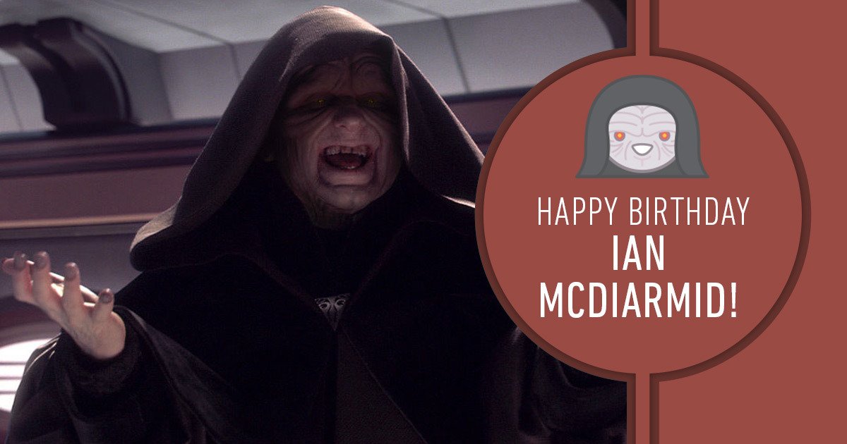  >> Happy Birthday, Ian McDiarmid!  
