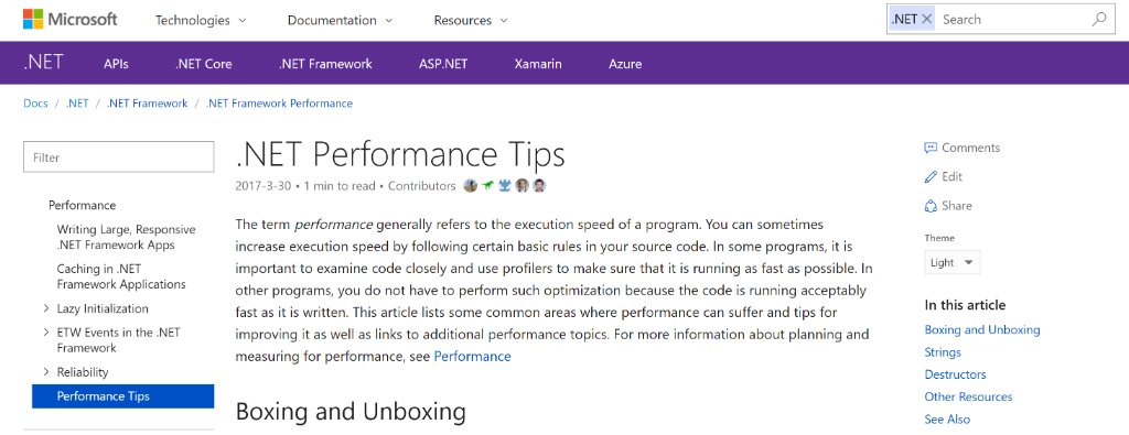 msdev's tweet image. Learn tips for improving performance in #dotNET to keep your #code running as fast as possible: msft.social/2o2UPv