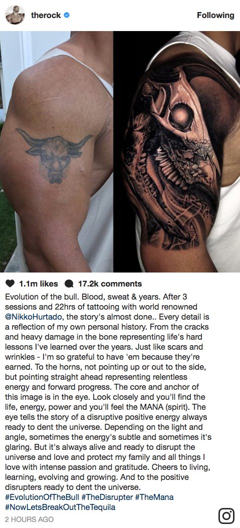 Dwayne Johnson  Tattoos and their meanings explained