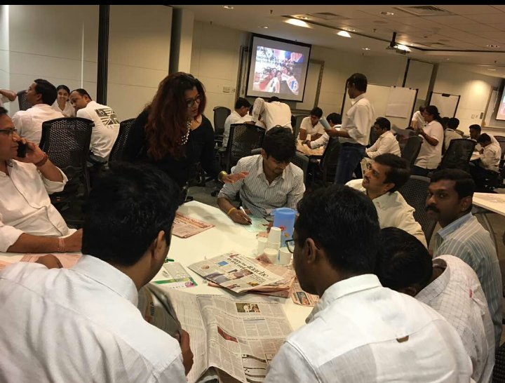 roopashrivy's tweet photo. @DellEMCIndia Conducting a session on winning together - Dell culture code ! https://t.co/ySRDw1Abj4