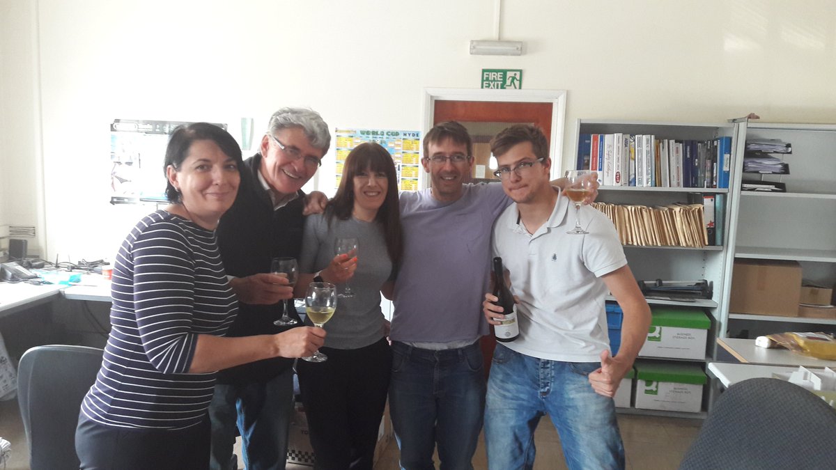 No better way to say goodbye to our French intern then with a bottle of white from his own Vineyard! #AuRevoirOscar