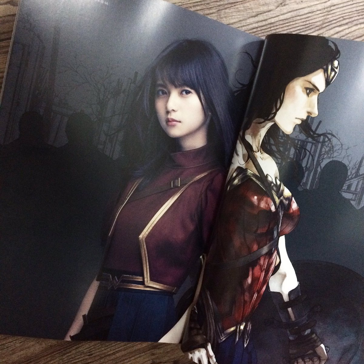 紙本分格pe Twitter 中田春彌x 乃木坂46 齋藤飛鳥x Wonder Woman Mdn 中田春彌 乃木坂46 齋藤飛鳥 Wonderwoman Dccomics