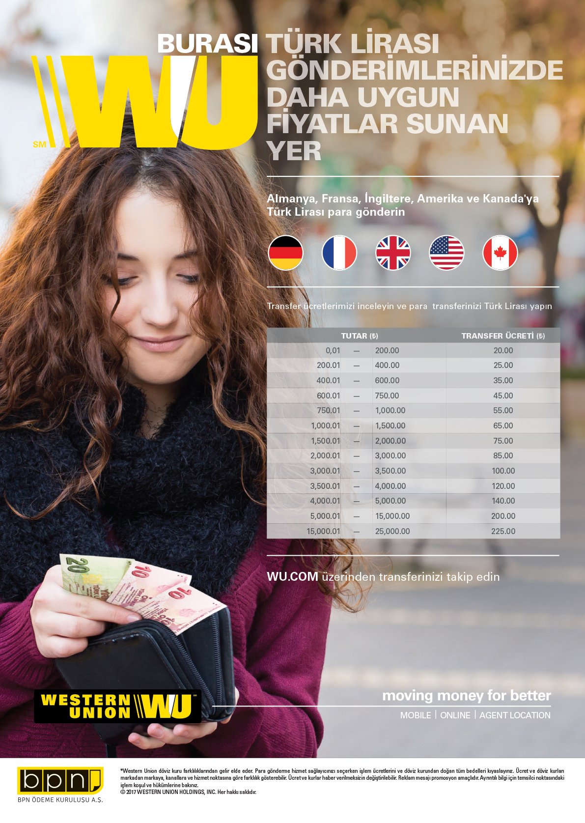 Bpn Odeme E Para Hizmetleri A Twitter Western Union Ile Ozel Fiyatlarla Almanya Fransa Ingiltere Amerika Ve Kanada Ya Para Transferi Https T Co Uzbbtphgg2 Https T Co Wxjizu3afw Twitter