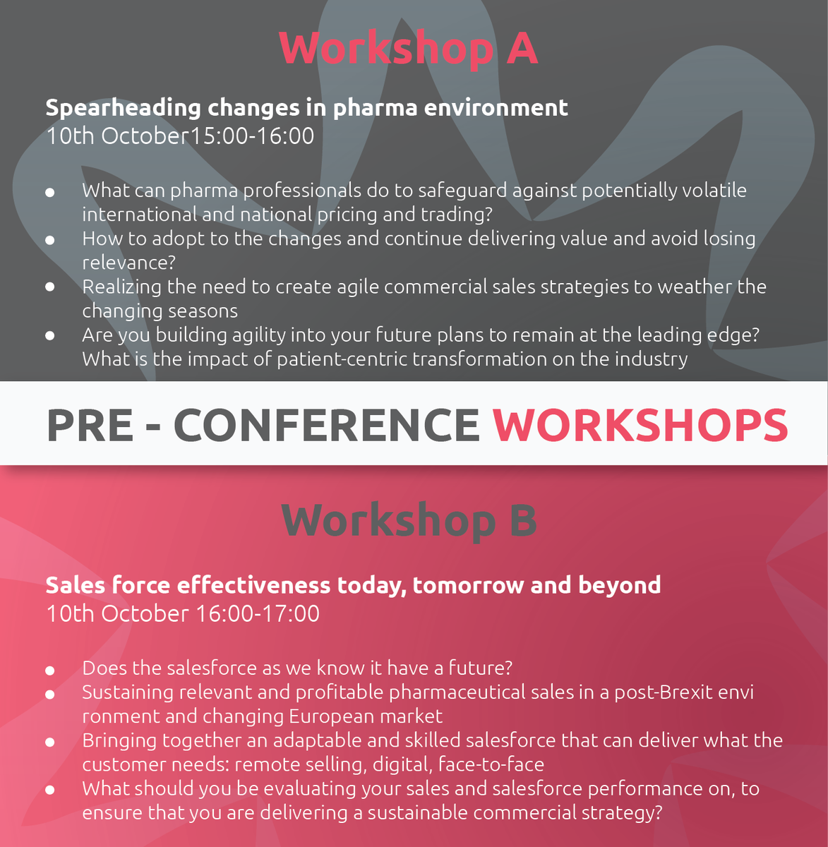 AL_Pharmaevents's tweet photo. #sfeevent #Berlin 10-12 #October #paneldiscussions, #presentations #workshops #salesforce #commercialstrategy https://t.co/cE8BWfLJYx https://t.co/NOweRkVZYY