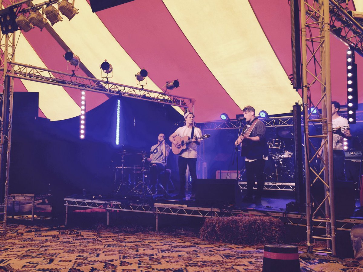 Watching some great bands while We get ready for our 5pm set at @creationfestuk <a href="/DanceLikeKings/">Dance Like Kings</a>