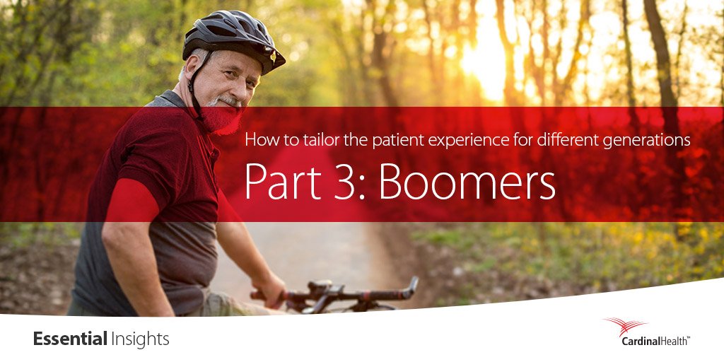 PharmacyPodcast's tweet image. cardinalhealth: How to tailor the patient experience for #BabyBoomers: bit.ly/2w1T9vf #EssentialInsights