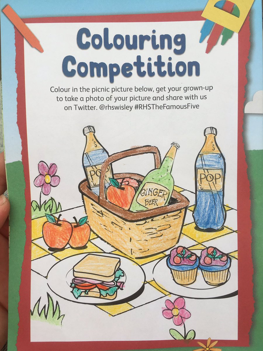 annieb85's tweet photo. Picnic picture by Eva Rose aged 7 @RHSWisley #RHSTheFamousFive https://t.co/ANNo3vSHiW