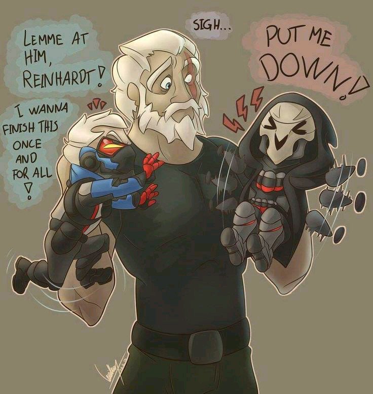 #Reaper #Soldier76 #Reinhart #Overwatch.