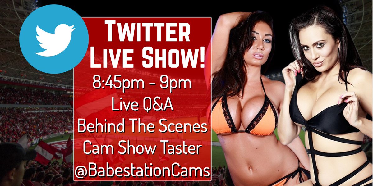 Twitter Live Q/A today at 8:45pm!

@charliec_xxx &amp; @VickyNarni will be going through your questions &amp; requests!

Live on @BabestationCams https://t.co/ziKU8KStWv